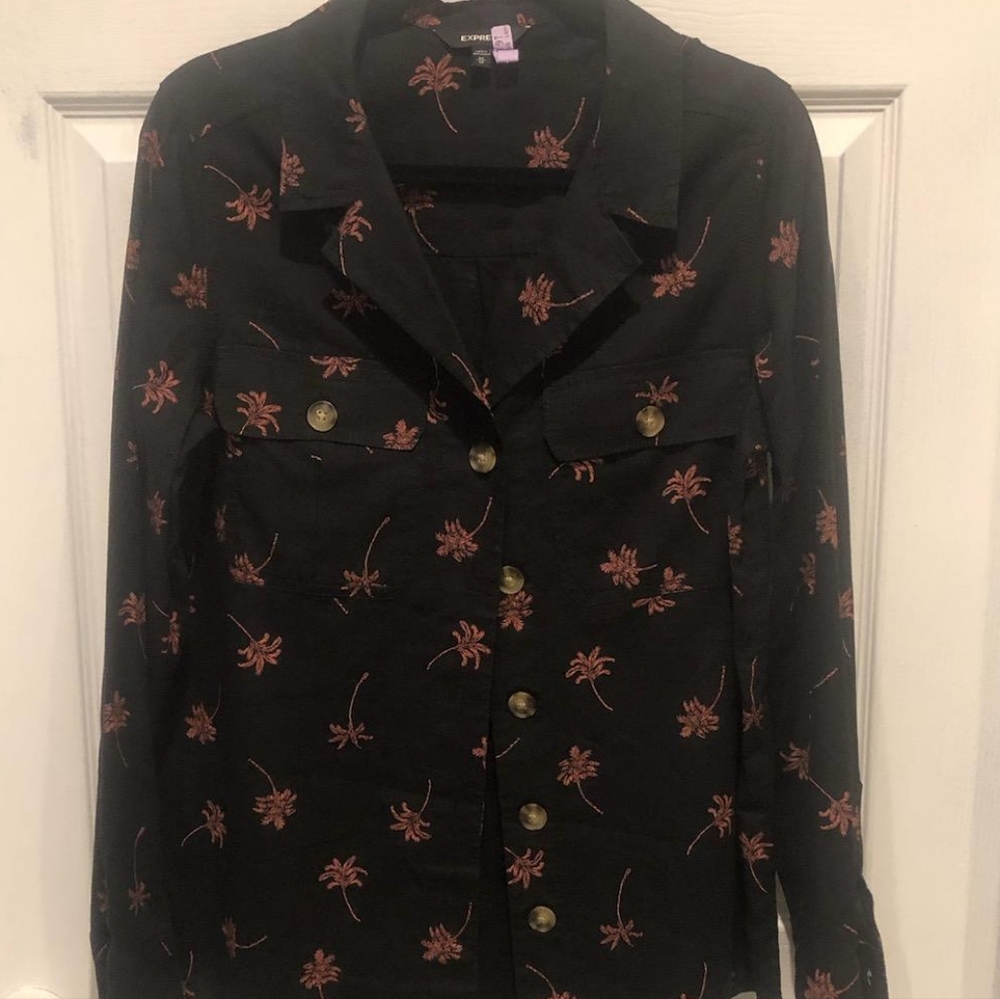 Express button up blouse